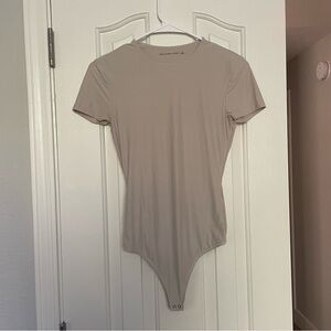 Abercrombie Nude Double Lined Thong Bodysuit